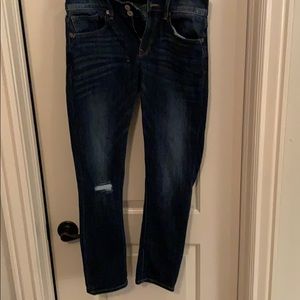 Mid rise cropped jean legging